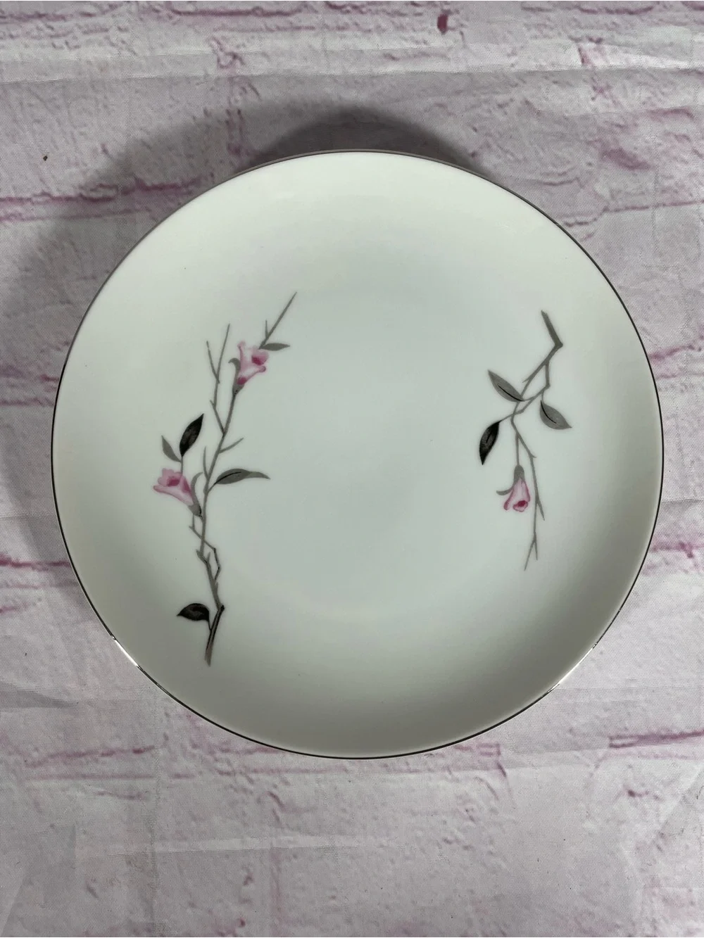 Vintage Cherry Blossom 1067 Fine China Bread and Butter Plate Japan